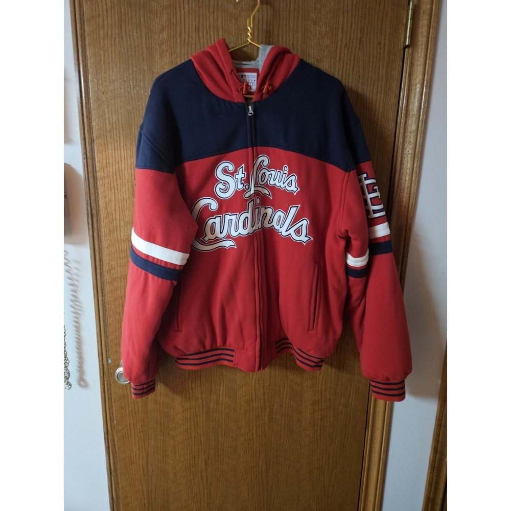 Genuine Merchandise MLB St. Louis Cardinals Zip Up Hoodie Sweatshirt
